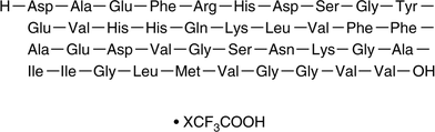 Amyloid-β (1-40) Peptide (human) (trifluoroacetate salt) 化学構造