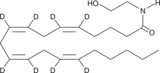 Arachidonoyl Ethanolamide-d8 Chemische Struktur