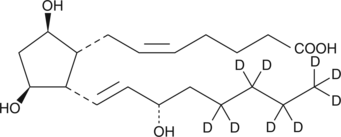 ent-8-iso-15(S)-Prostaglandin F2α-d9 Chemische Struktur