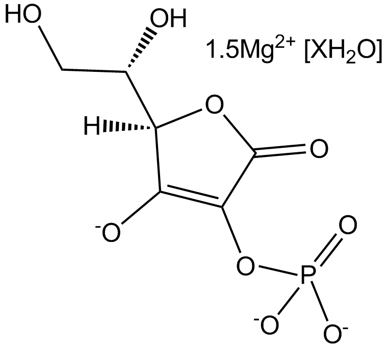 L-Ascorbic Acid 2-phosphate (magnesium salt hydrate)  Chemical Structure