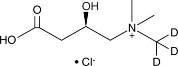L-Carnitine-d3 (chloride) 化学構造