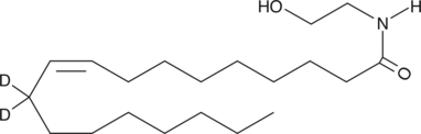 Oleoyl Ethanolamide-d2 化学構造