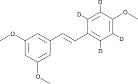 trans-trismethoxy Resveratrol-d4  Chemical Structure
