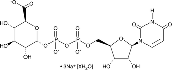 Uridine-5'-diphosphoglucuronic Acid (sodium salt hydrate)  Chemical Structure