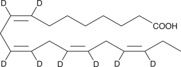 ω-3 Arachidonic Acid-d8 Chemische Struktur