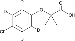 Clofibric Acid-d4  Chemical Structure