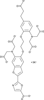 Fura-2 Leakage Resistant (potassium salt)  Chemical Structure