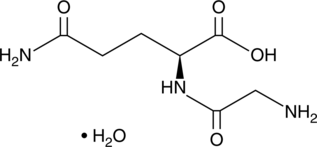 Glycyl-L-Glutamine (hydrate) Chemical Structure