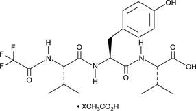 Trifluoroacetyl Tripeptide-2 (acetate) 化学構造