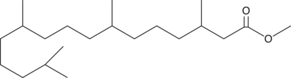 Phytanic Acid methyl ester 化学構造