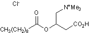 (+/-)-Decanoylcarnitine chloride 化学構造