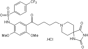 RS 102221 hydrochloride التركيب الكيميائي
