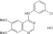 AG 1478 hydrochloride  Chemical Structure