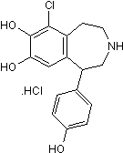 Fenoldopam hydrochloride 化学構造