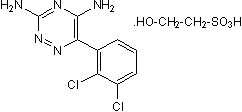 Lamotrigine isethionate Chemische Struktur