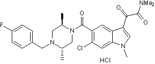 SCIO 469 hydrochloride Chemische Struktur