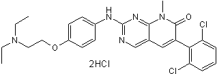 PD 166285 dihydrochloride التركيب الكيميائي