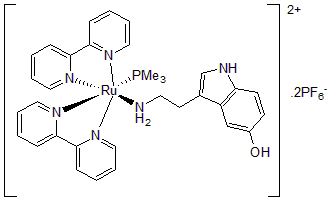 RuBi-5-HT Chemische Struktur