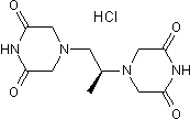 Dexrazoxane hydrochloride 化学構造