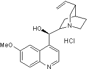 Quinine hydrochloride  Chemical Structure