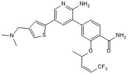 rac-CCT 250863 Chemische Struktur