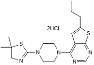 MI 2 dihydrochloride 化学構造