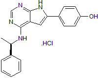 PKI 166 hydrochloride  Chemical Structure