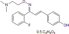 Eplivanserin hemifumarate Chemical Structure