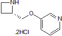 A 85380 dihydrochloride 化学構造