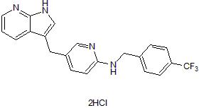 PLX 647 dihydrochloride التركيب الكيميائي