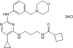 MRT 67307 dihydrochloride 化学構造