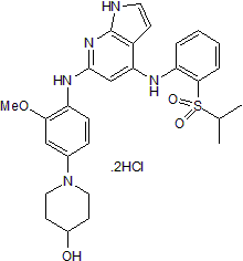 Mps1-IN-1 dihydrochloride  Chemical Structure