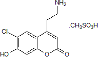 FFN 102 mesylate Chemische Struktur