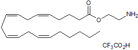 Virodhamine trifluoroacetate Chemische Struktur
