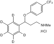 Fluoxetine - d5 hydrochloride  Chemical Structure