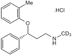 Tomoxetine - d3 hydrochloride Chemische Struktur