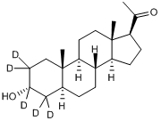 Allopregnanolone - d5 Chemical Structure