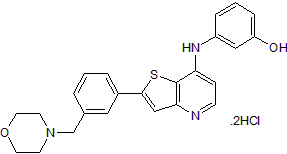 LCB 03-0110 dihydrochloride Chemische Struktur