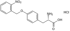 NB-caged Tyrosine hydrochloride التركيب الكيميائي