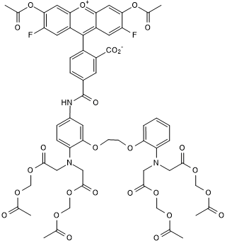 OG 488 BAPTA-1 AM 化学構造