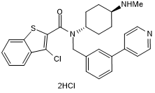 SAG dihydrochloride Chemische Struktur
