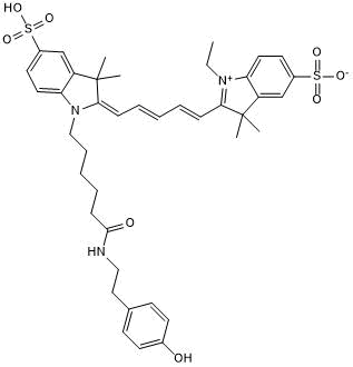 Cyanine 5 Tyramide 化学構造