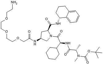 A 410099.1 amide-PEG3-amine التركيب الكيميائي