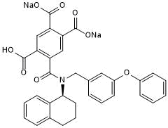 A 317491 sodium salt Chemische Struktur