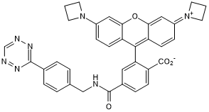 Janelia Fluor 549, Tetrazine Chemical Structure