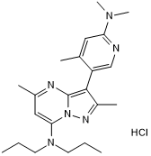 R 121919 hydrochloride Chemische Struktur