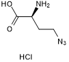 L-Azidohomoalanine hydrochloride 化学構造