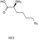 L-Azidonorleucine hydrochloride 化学構造