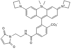 Janelia Fluor 646, Maleimide Chemische Struktur