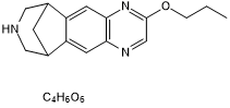uPSEM 817 tartrate 化学構造
